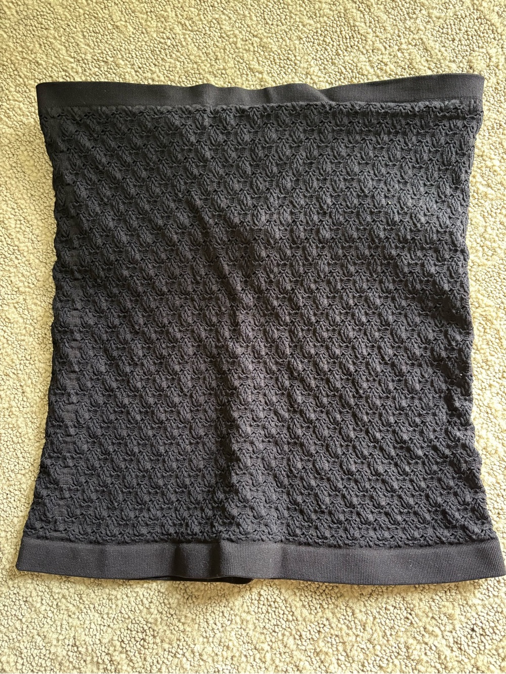 Free People Black Textured Tube Shapewear